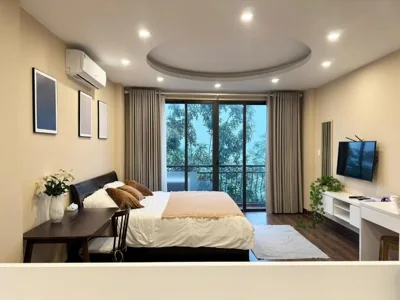 バルコニー付き1ベッドルームアパートメント — The Little Hanoi - Fresh West Lake - Lake View
